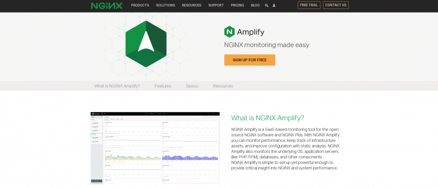NGINX Amplify Get real time diagnostics for your apps