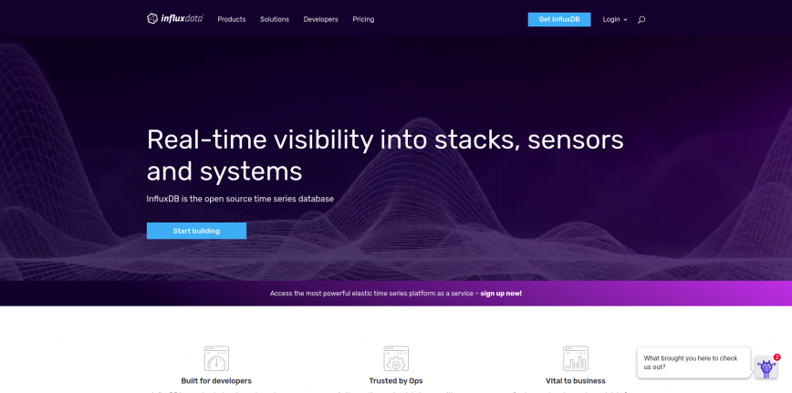 InfluxData (InfluxDB) | Time Series Database Monitoring Analytics