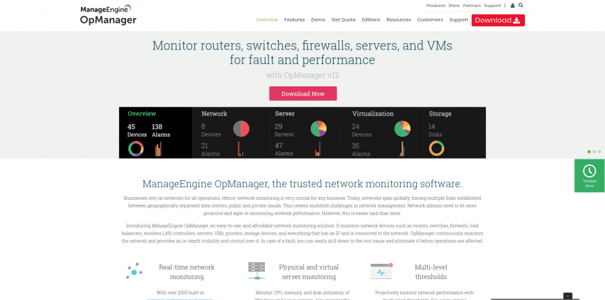 Network Monitoring Software Network Monitoring Solutions – ManageEngine OpManager Network Monitoring Software Network Monitoring Solutions – ManageEngine OpManager