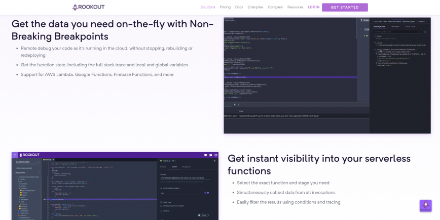Rookout Serverless Debugging and Logging