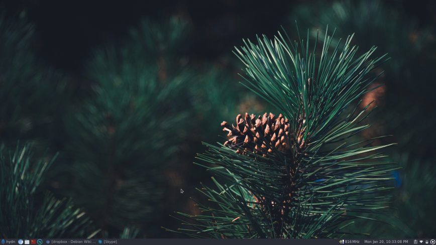 Pinebook Pro desktop screenshot