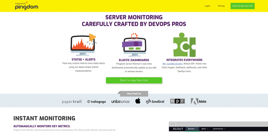 Server Monitoring Pingdom Server Monitor