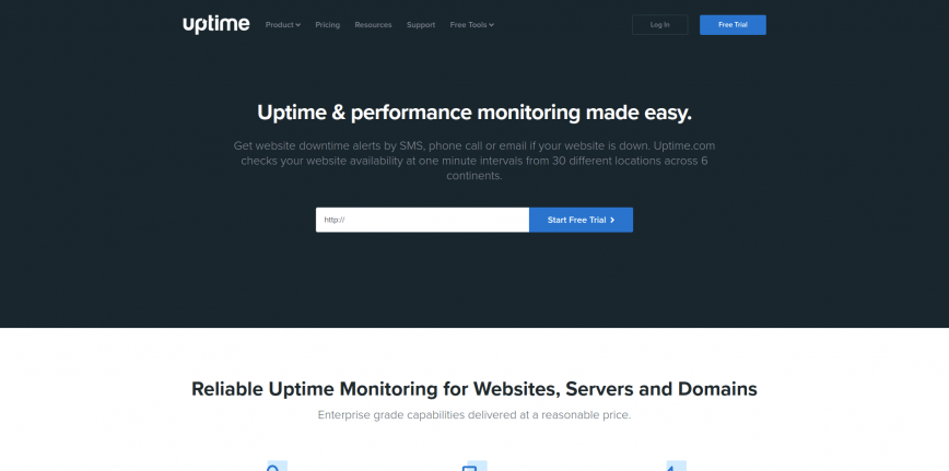 Website Uptime Monitoring Service - Free Trial Uptime com