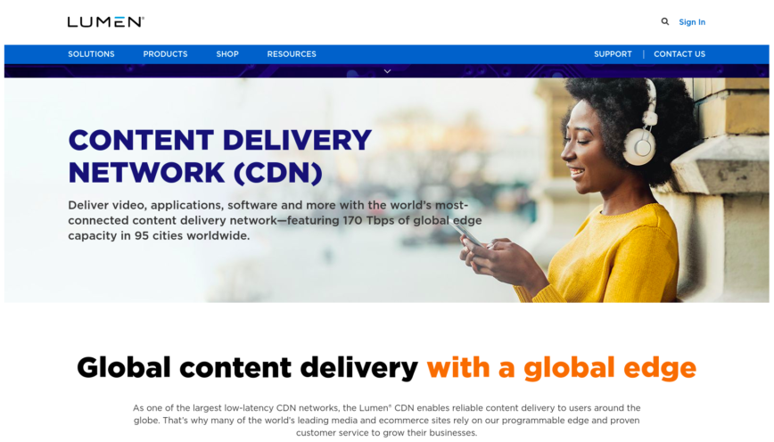Content Delivery Network | Lumen