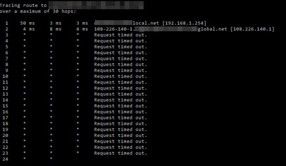 traceroute command in Linux with examples