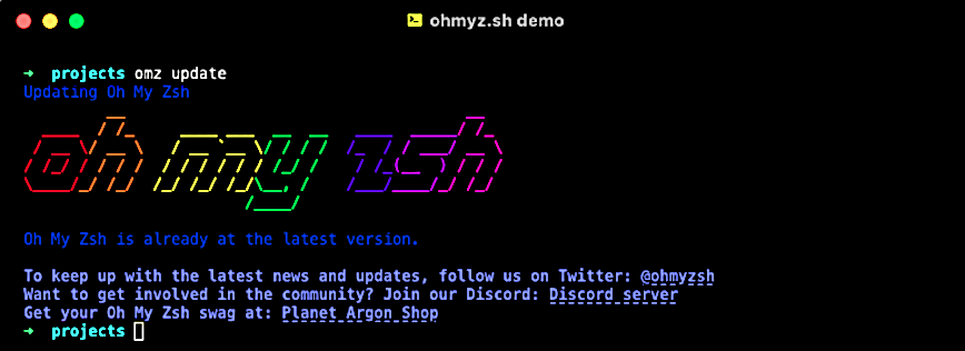 Oh My Zsh is an open-source framework for Zsh configuration