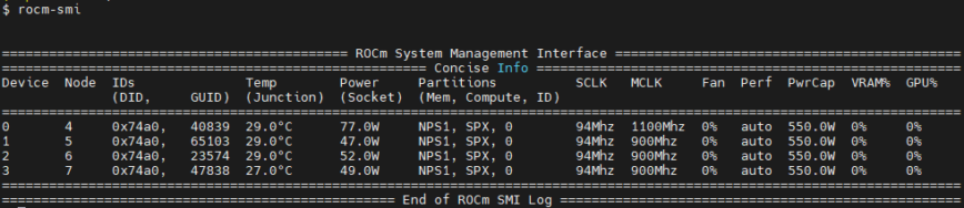 rocm-smi