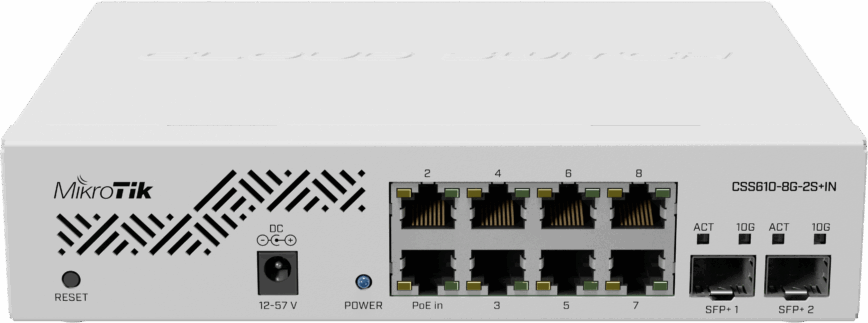 MikroTik CSS610-8G-2S+in