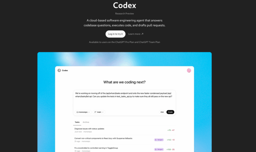 ChatGPT - Codex