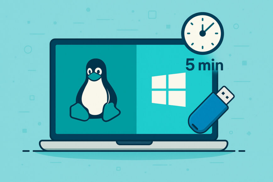 Dual-Boot Linux and Windows: 5-Minute Install Guide.