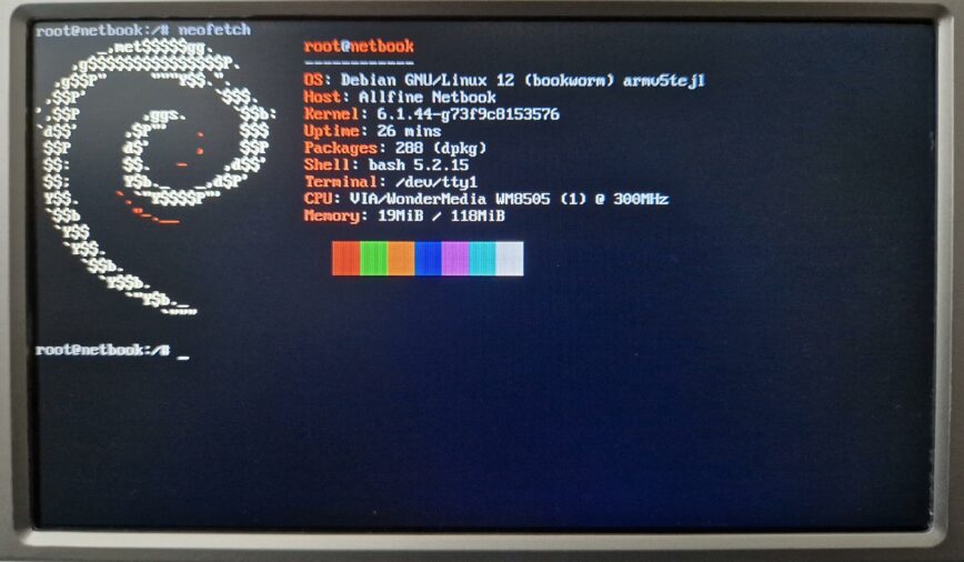 Debian on low-memory hardware.