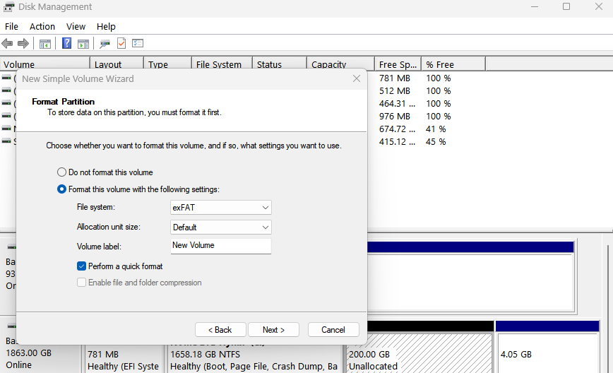 Create Linux Partition - Prep Windows C: drive for dual-booting Linux.