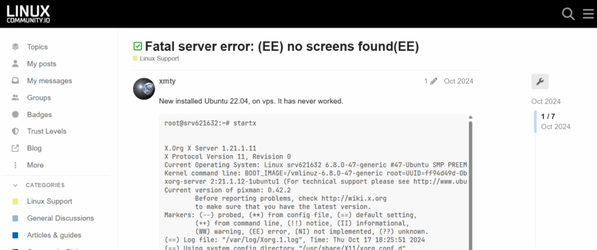 linuxcommunity.io forum support topic. linuxcommunity.io forum support topic.