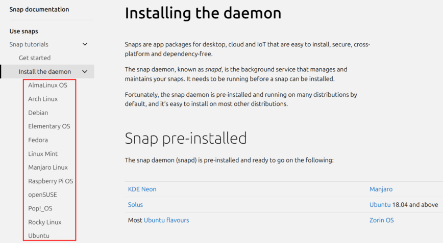 Canonical, introduced Snap as a way to deliver software in a container-like format.