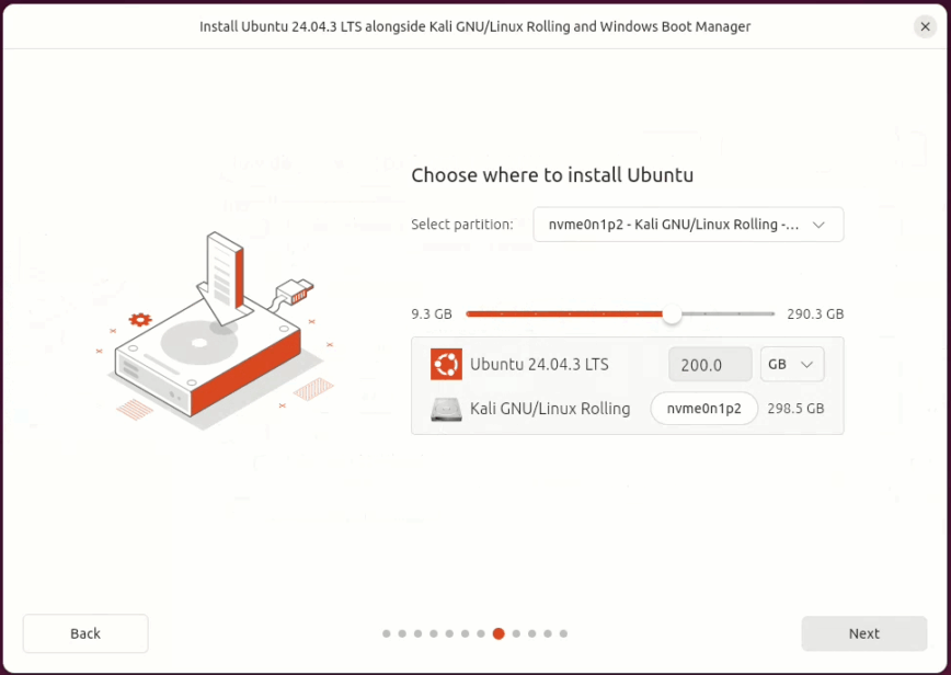 Install Ubuntu alongside Windows Boot Manager