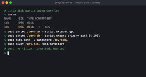 Linux Disk Partitioning with fdisk, parted, and lsblk: A Practical Guide