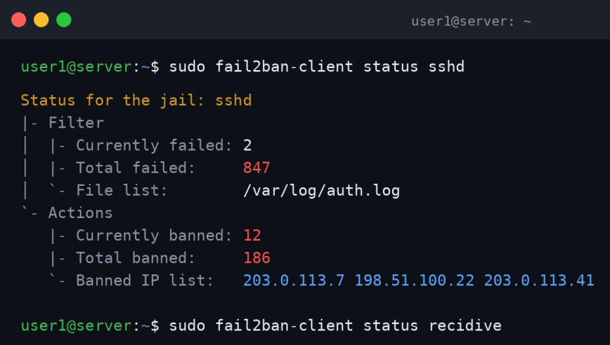 Fail2ban guide for protecting Linux servers from brute-force attacks Fail2ban Linux server brute-force protection guide