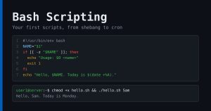 Linux Bash Scripting: Writing Your First Script